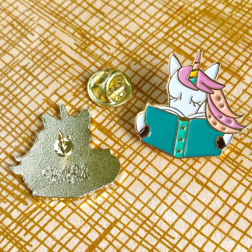 <h1>Reading Unicorn Enamel Pin</h1> Reading Unicorn Enamel Pin