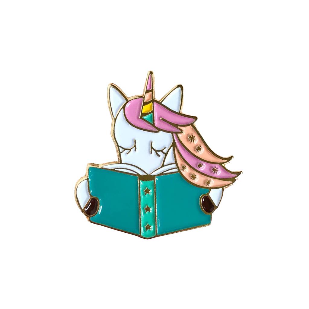 <h1>Reading Unicorn Enamel Pin</h1> Reading Unicorn Enamel Pin