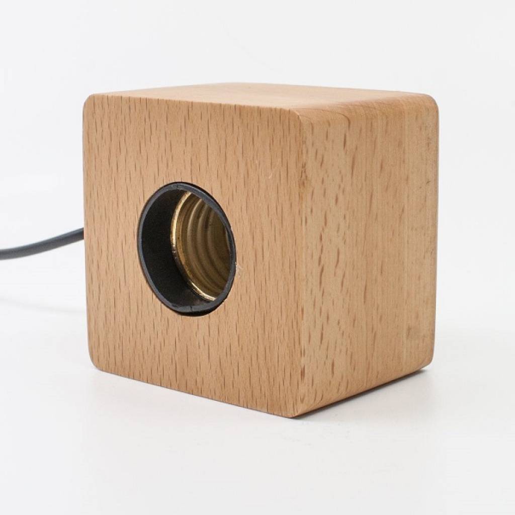 <h1>Cube Wood Light Base</h1> Cube Wood Light Base