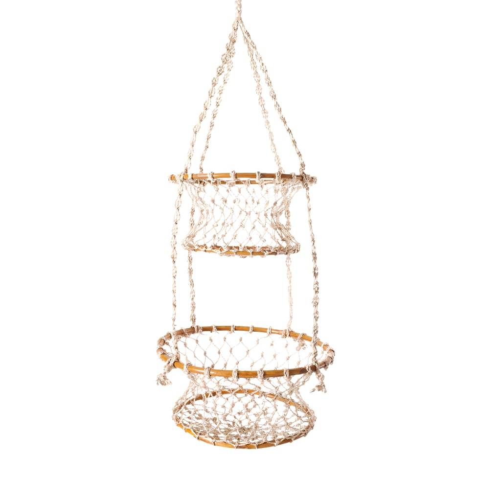 <h1>Jhuri Double Hanging Basket</h1> Jhuri Double Hanging Basket