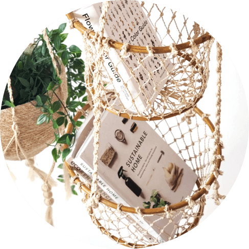 Jhuri Double Hanging Basket Jhuri Double Hanging Basket