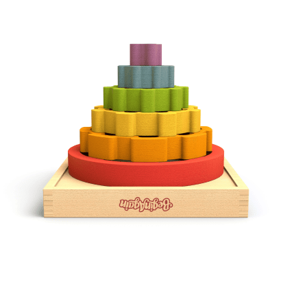 Gear Stacker Multilingual Stacking Puzzle
