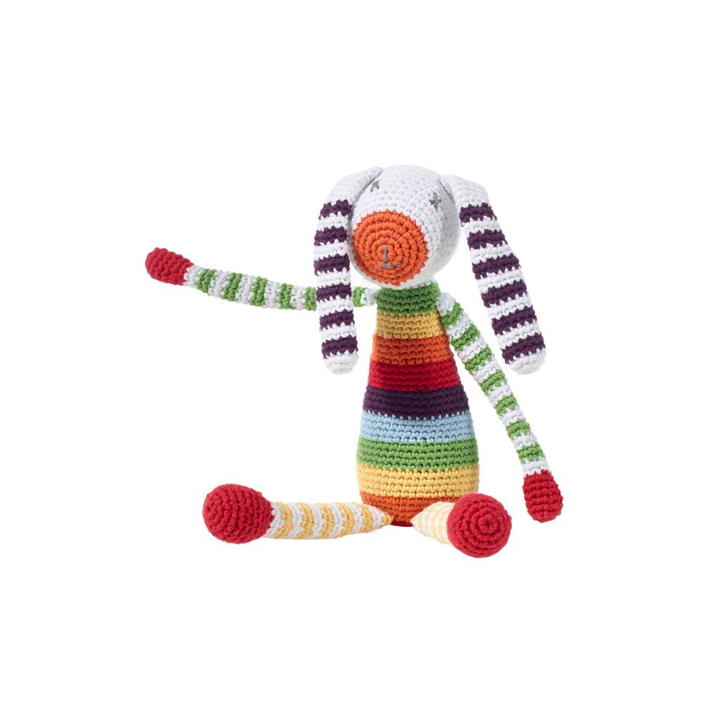 <h1>Rainbow Bunny Rattle</h1> Rainbow Bunny Rattle