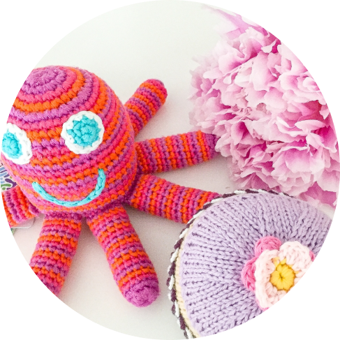 Pink Octopus Rattle Pink Octopus Rattle