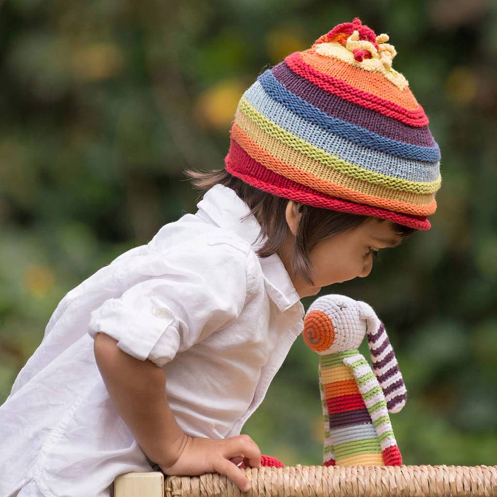 <h1>Rainbow Stripey Hat 6-12 months</h1> Rainbow Stripey Hat 6-12 months