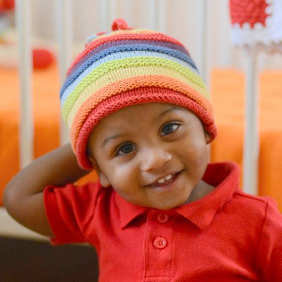Rainbow Stripey Hat 6-12 months Rainbow Stripey Hat 6-12 months