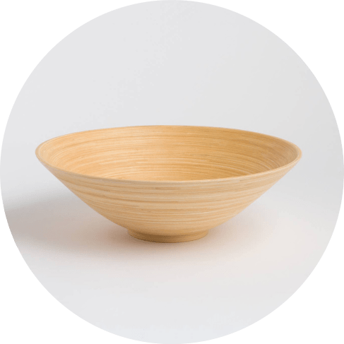 Khup Bamboo Serving Bowl Khup Bamboo Serving Bowl