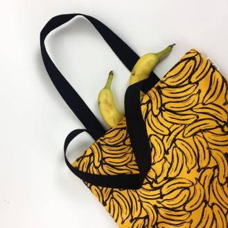 Miss Zip Wristlet: Banana Miss Zip Wristlet: Banana