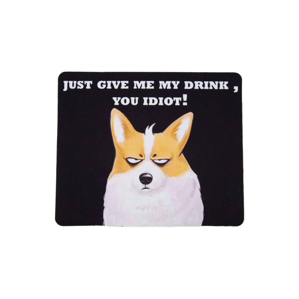 <h1>Cool Drinking Corgi Mouse Pad</h1> Cool Drinking Corgi Mouse Pad