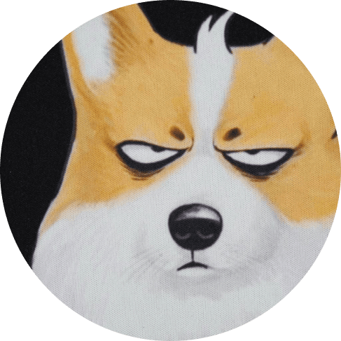 Cool Drinking Corgi Mouse Pad Cool Drinking Corgi Mouse Pad