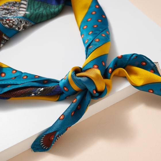 Horse Print Silky Bandana Scarf Horse Print Silky Bandana Scarf