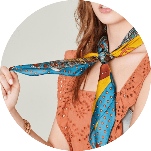Horse Print Silky Bandana Scarf Horse Print Silky Bandana Scarf