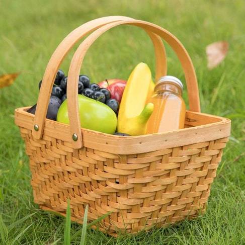 Rectangular Chip Picnic Basket Rectangular Chip Picnic Basket