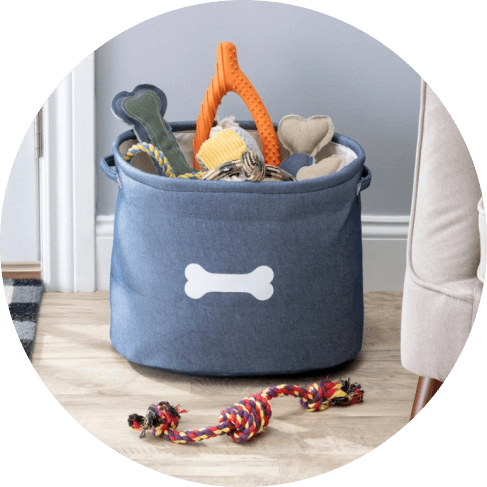 Capri Blue Pet Toy Storage Capri Blue Pet Toy Storage