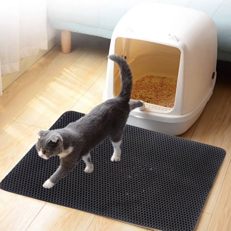 <h1>Leakage-Proof Cat Litter Mat</h1> Leakage-Proof Cat Litter Mat