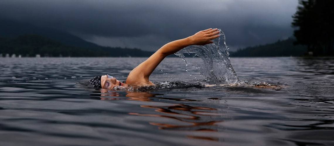 Black Swimming Cap Black Swimming Cap