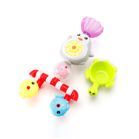 Penguin & Fish Bathing Toy Penguin & Fish Bathing Toy