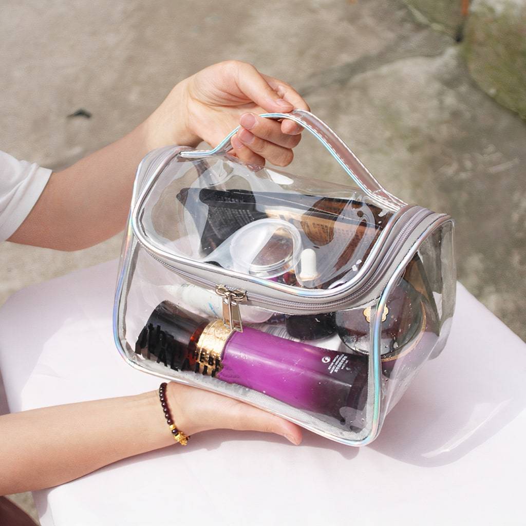 <h1>Transparent Cosmetic Bag</h1> Transparent Cosmetic Bag