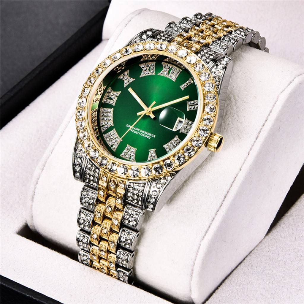 <h1>Emerald Face Watch</h1> Emerald Face Watch