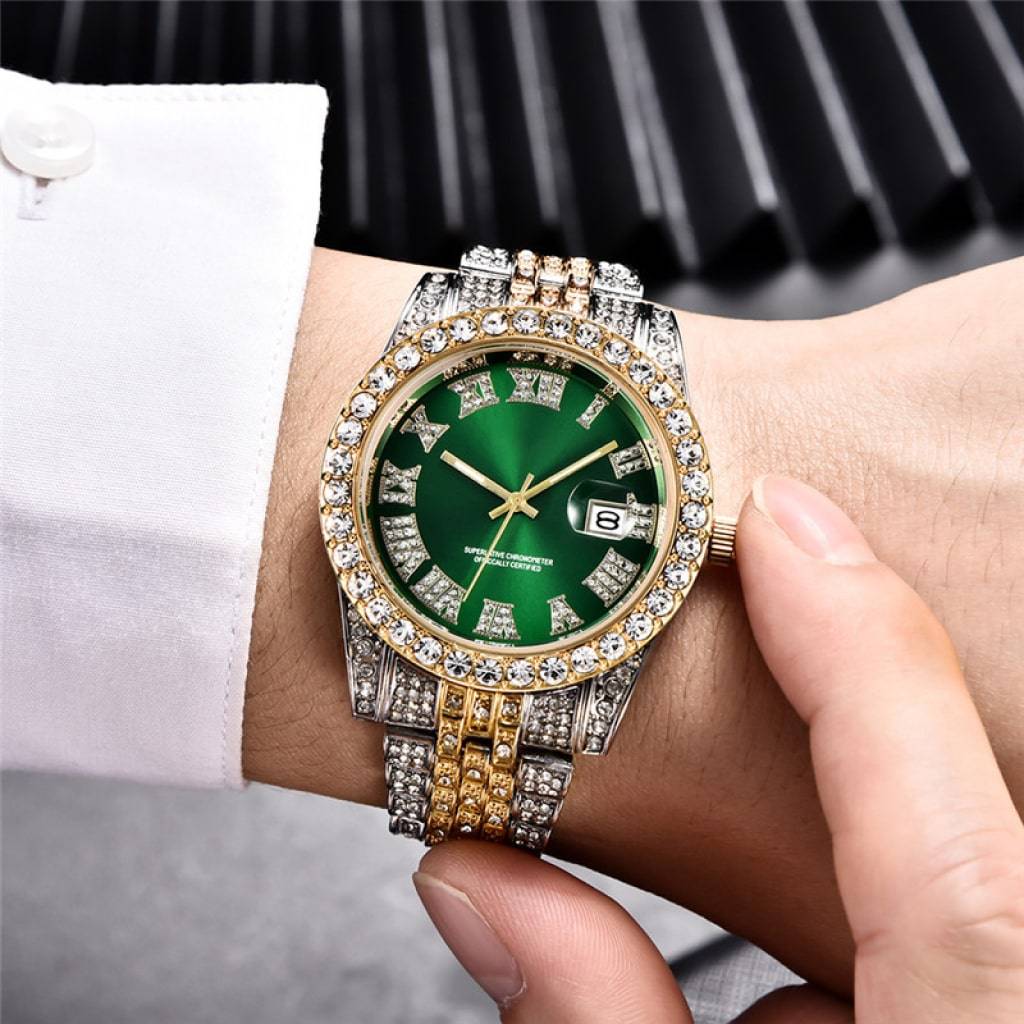 <h1>Emerald Face Watch</h1> Emerald Face Watch