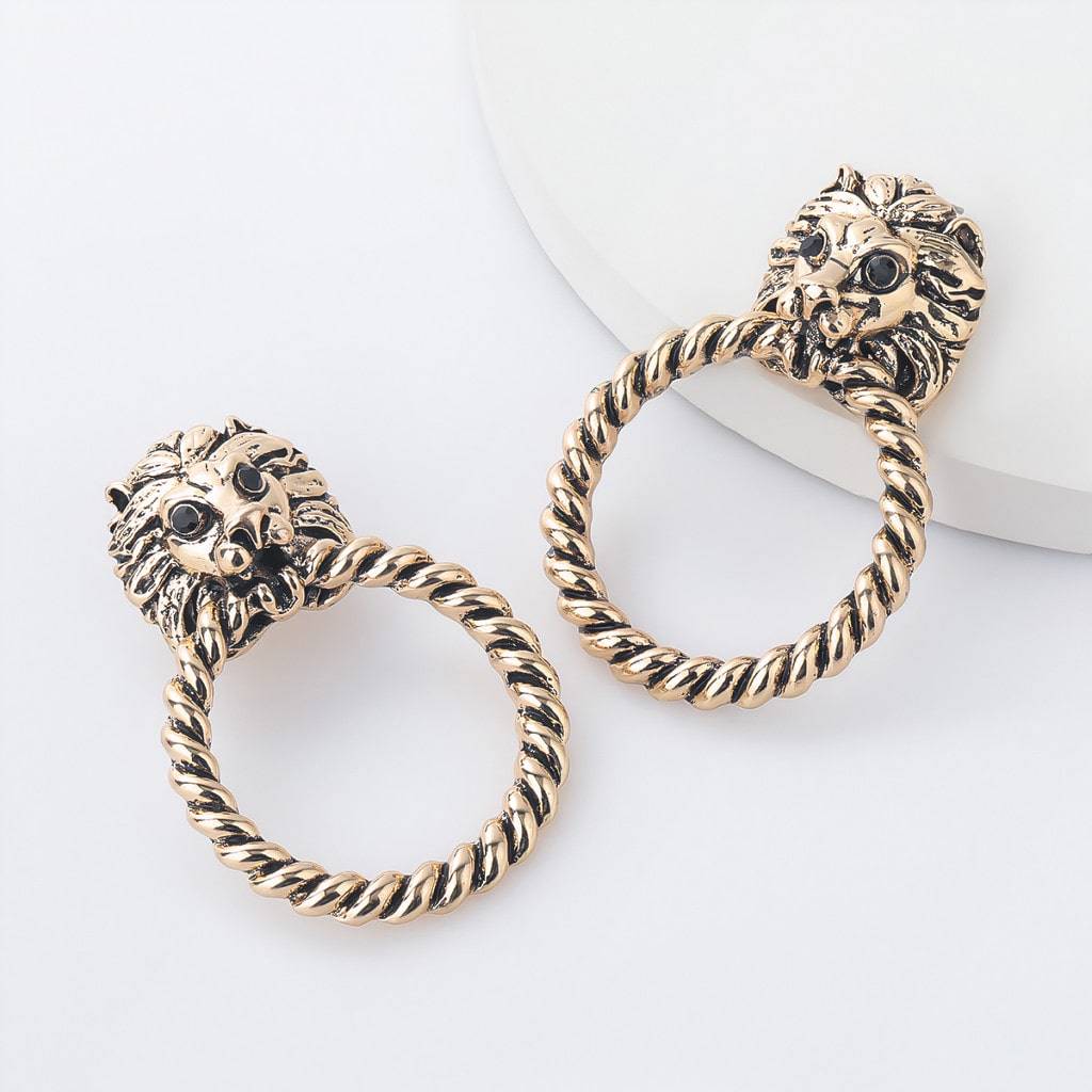 <h1>Lion Stud Earrings</h1> Lion Stud Earrings