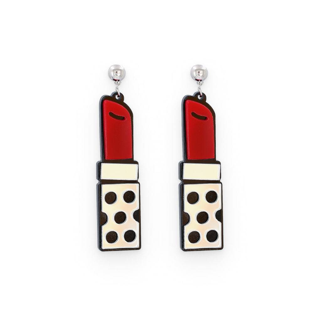 <h1>Red Lipstick Earrings</h1> Red Lipstick Earrings