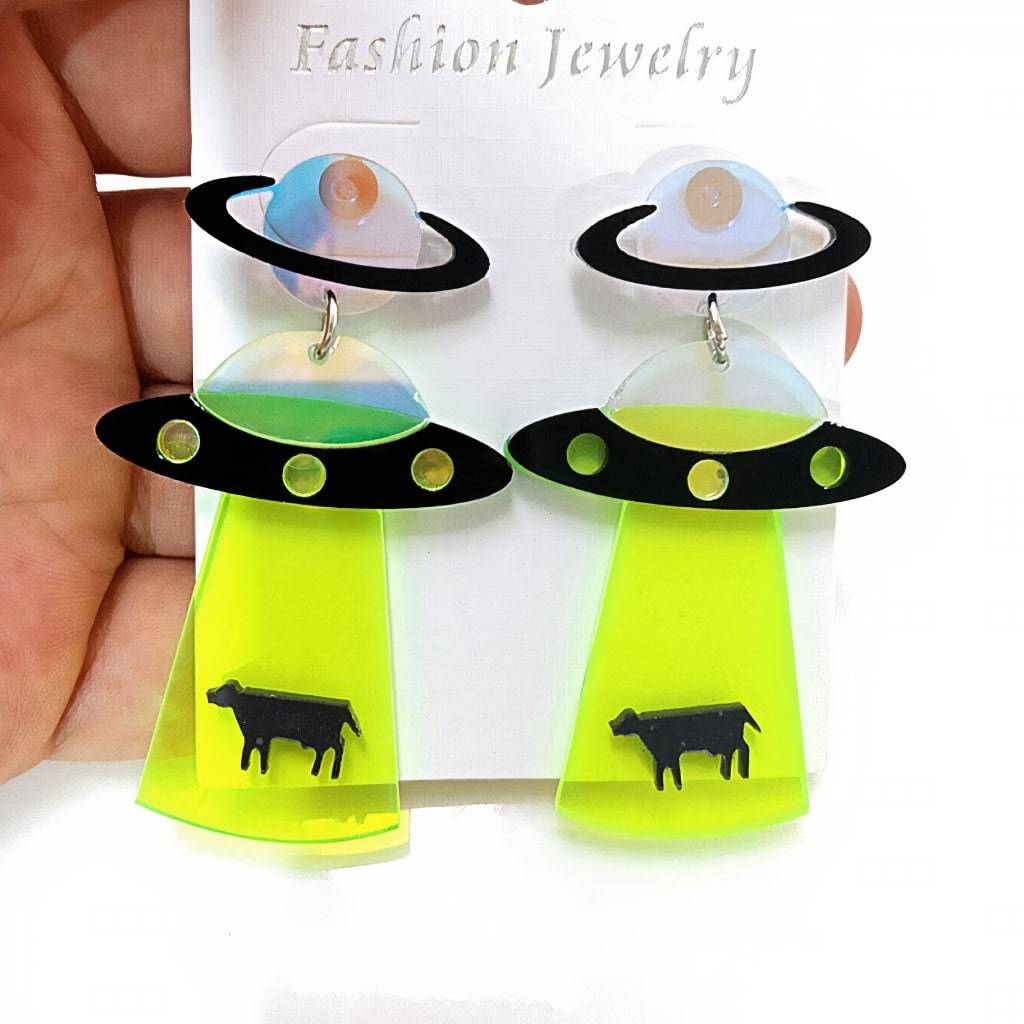 <h1>UFO Earrings</h1> UFO Earrings