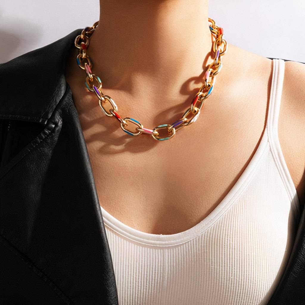 <h1>Colorful Cable Chain</h1> Colorful Cable Chain