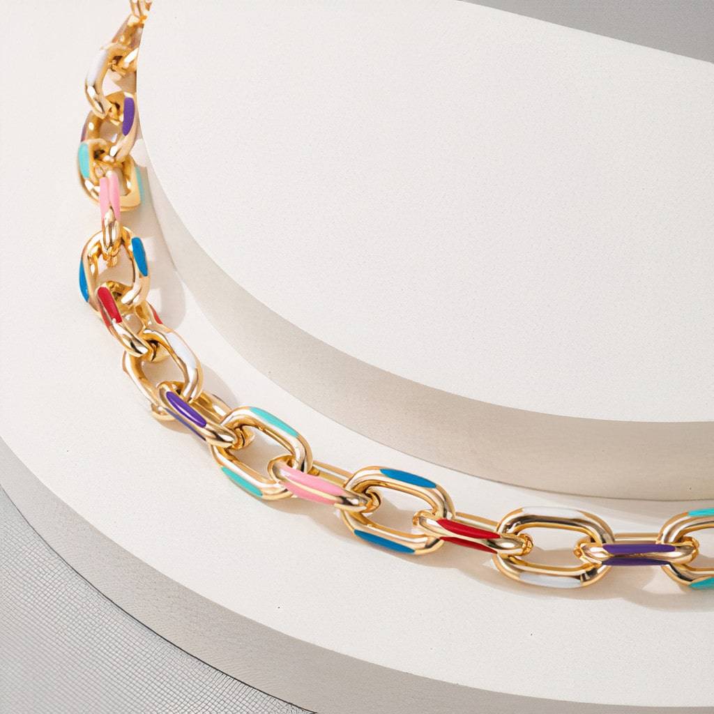 <h1>Colorful Cable Chain</h1> Colorful Cable Chain