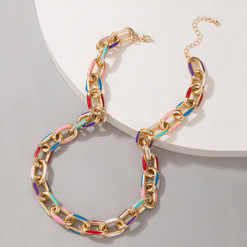 <h1>Colorful Cable Chain</h1> Colorful Cable Chain