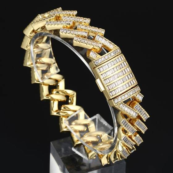 Faux Diamond Chain Bracelet Faux Diamond Chain Bracelet
