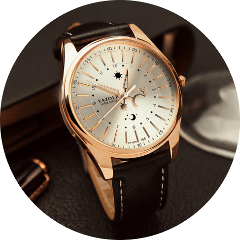 Men’s Moon & Sun Styled Dial Watch Men’s Moon & Sun Styled Dial Watch