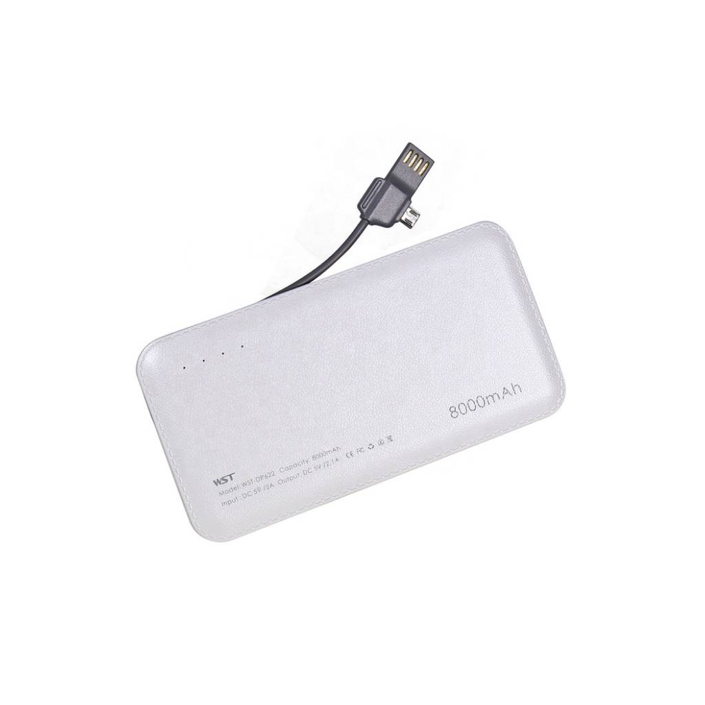 <h1>8000mAh Leather-Surface Power Bank</h1> 8000mAh Leather-Surface Power Bank