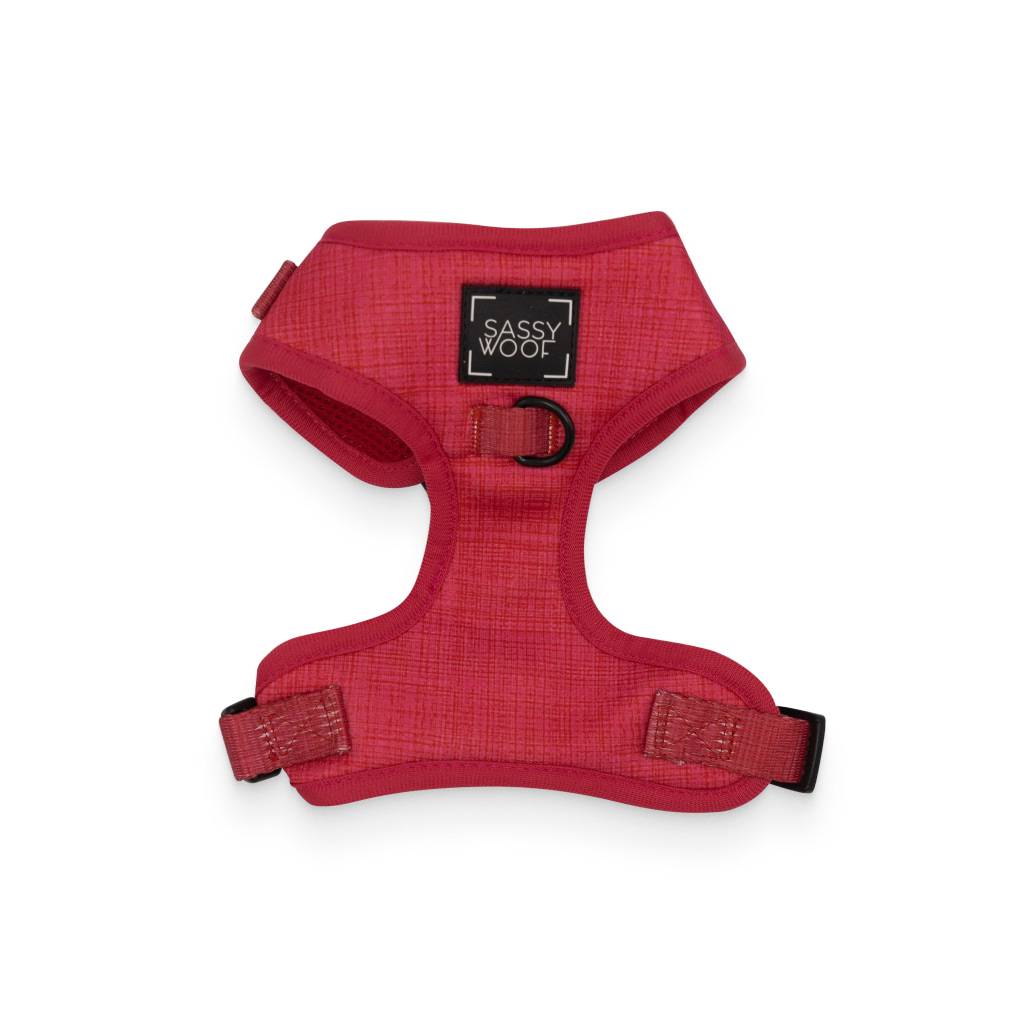 <h1>‘Merlot’ Adjustable Dog Harness</h1> 'Merlot' Adjustable Dog Harness