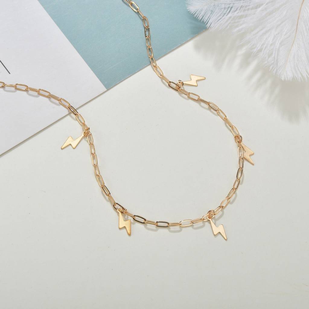 <h1>Stylish Lightning Necklace</h1> Stylish Lightning Necklace