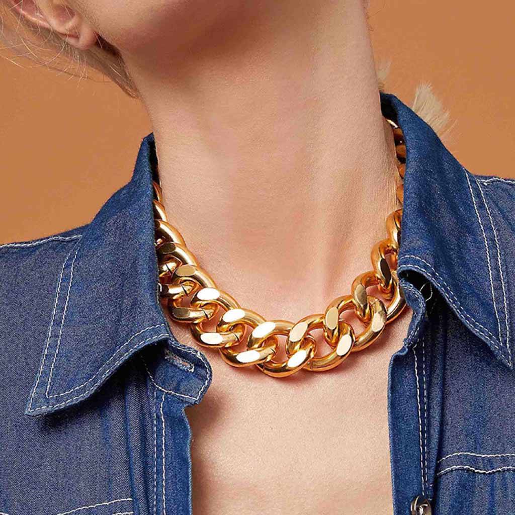 <h1>Fashion Thick Chain Necklace</h1> Fashion Thick Chain Necklace