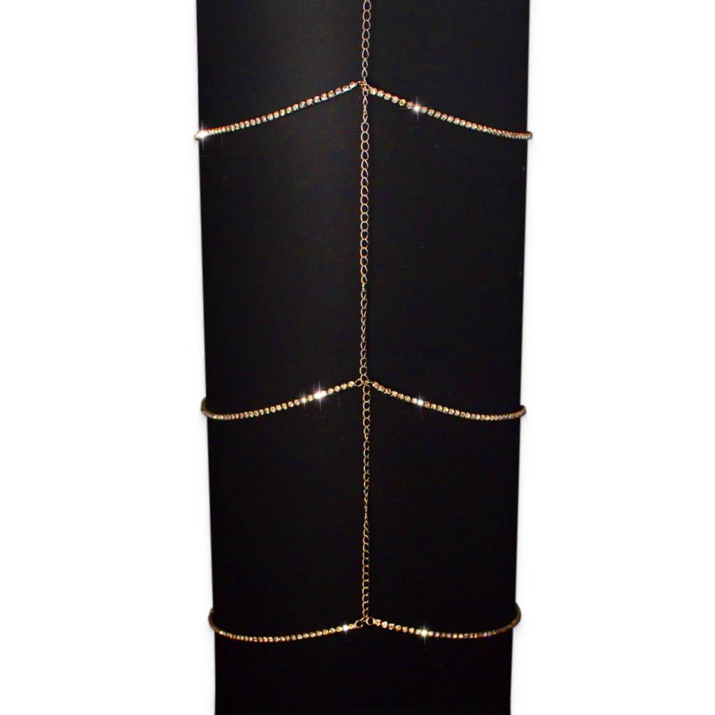 <h1>Multilayered Gold Thigh Chain</h1> Multilayered Gold Thigh Chain