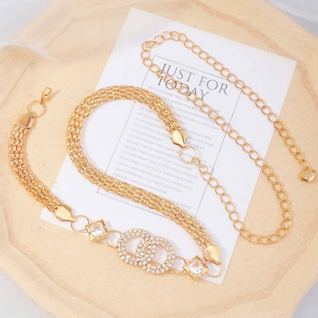 <h1>Crystal Chain Belt</h1> Crystal Chain Belt