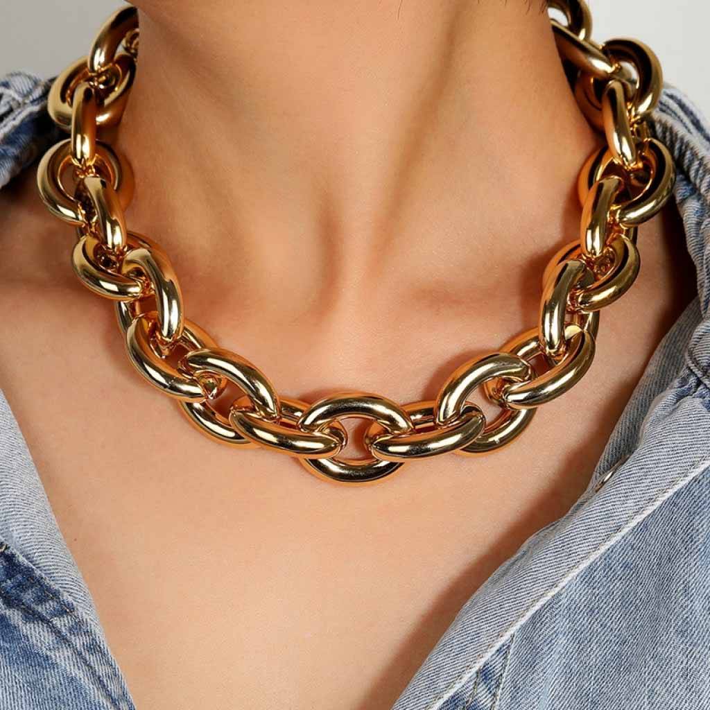 <h1>Big Chain Fashion Necklace</h1> Big Chain Fashion Necklace