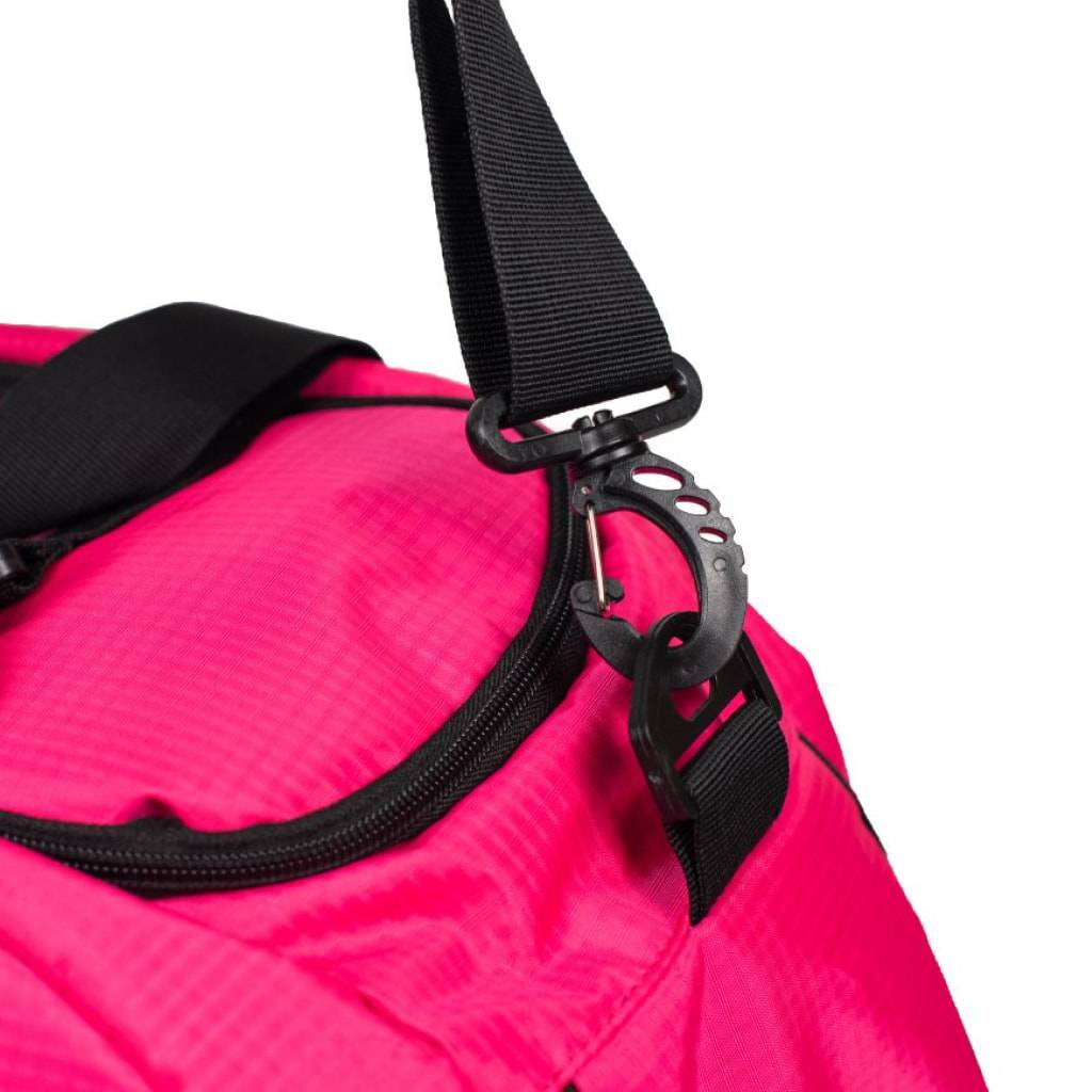 <h1>3-Way Gym Bag – Pink</h1> 3-Way Gym Bag – Pink