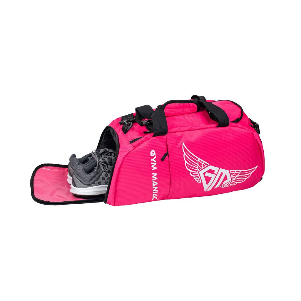 <h1>3-Way Gym Bag – Pink Sports & Fitness</h1> 3-Way Gym Bag – Pink Sports & Fitness