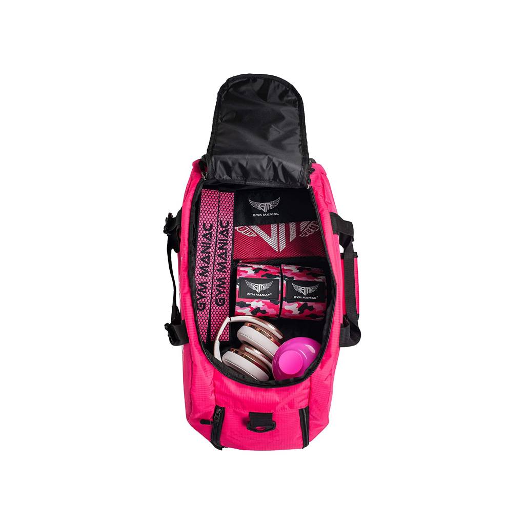 <h1>3-Way Gym Bag – Pink Sports & Fitness</h1> 3-Way Gym Bag – Pink Sports & Fitness