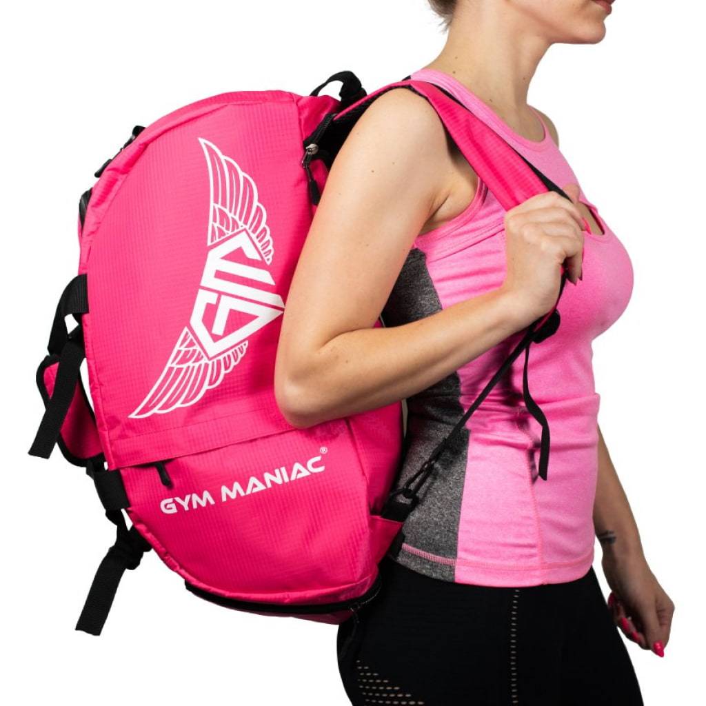 <h1>3-Way Gym Bag – Pink Sports & Fitness</h1> 3-Way Gym Bag – Pink Sports & Fitness