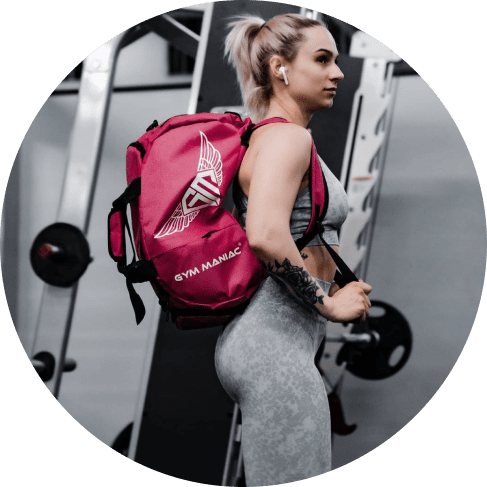 3-Way Gym Bag – Pink 3-Way Gym Bag – Pink