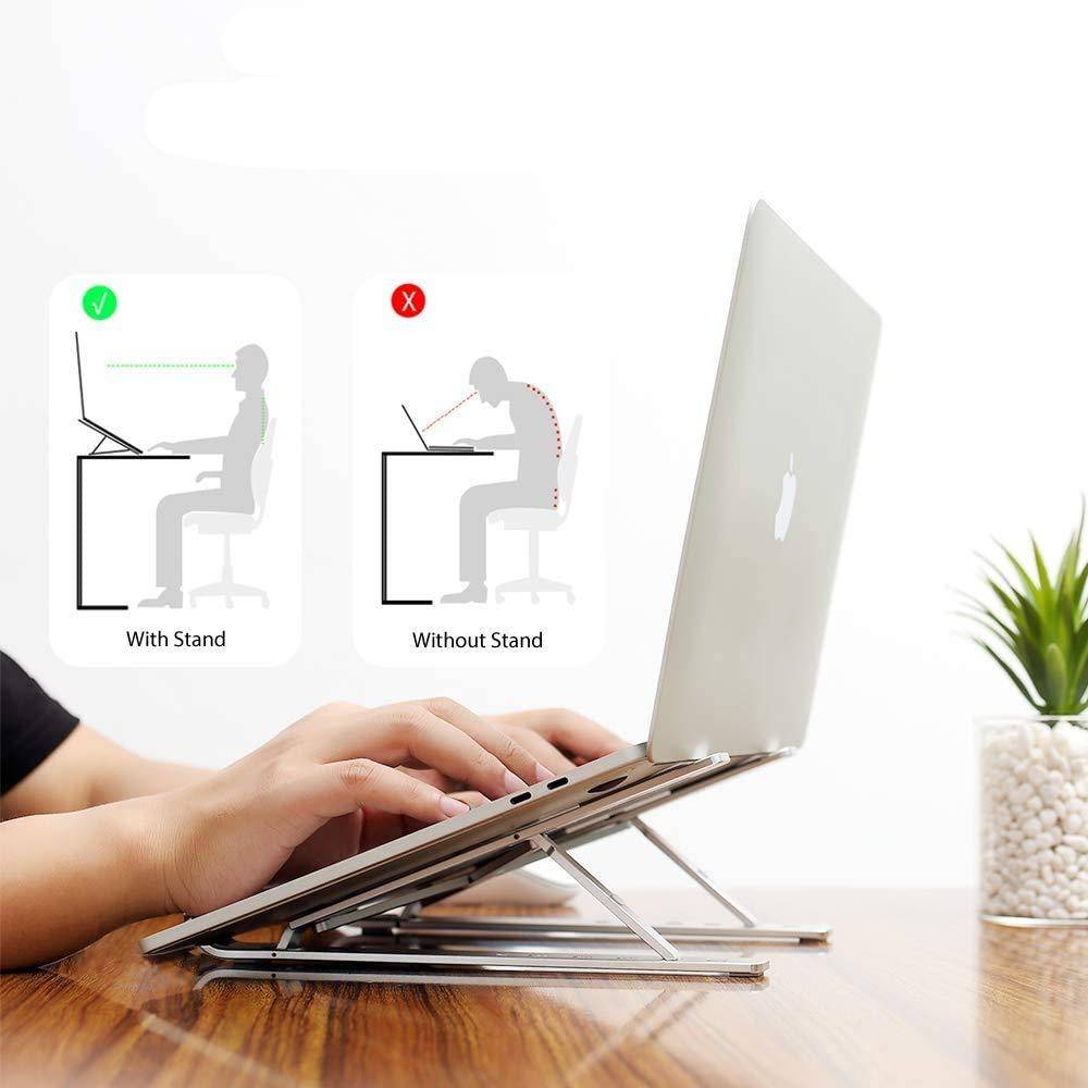 <h1>Adjustable Aluminum Laptop Stand Gadgets Color : Silver|Black</h1> Adjustable Aluminum Laptop Stand Gadgets Color : Silver|Black
