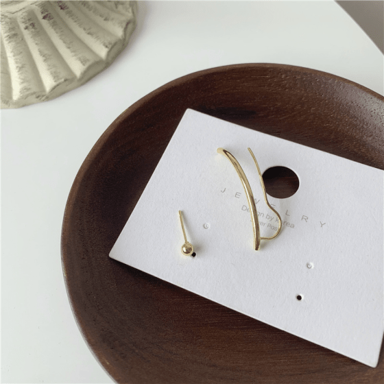 Asymmetrical Design Earrings Asymmetrical Design Earrings