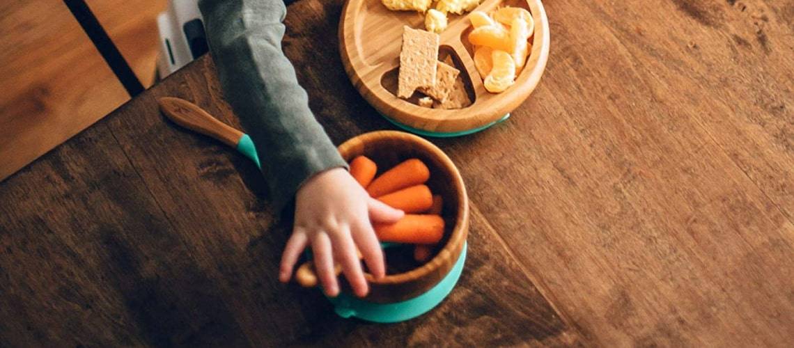 Bamboo Suction Baby Bowl + Spoon Bamboo Suction Baby Bowl + Spoon