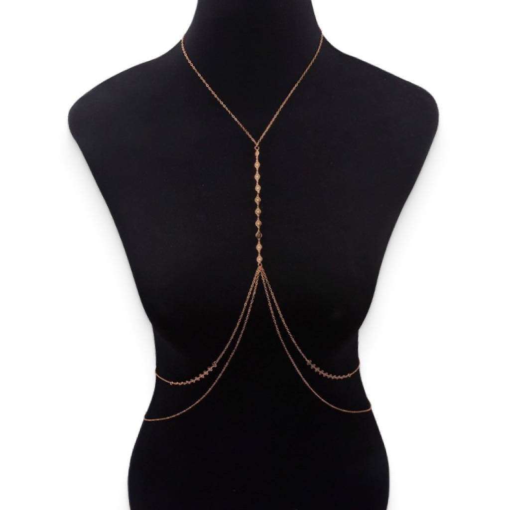<h1>Beaded Body Chain Fashion</h1> Beaded Body Chain Fashion