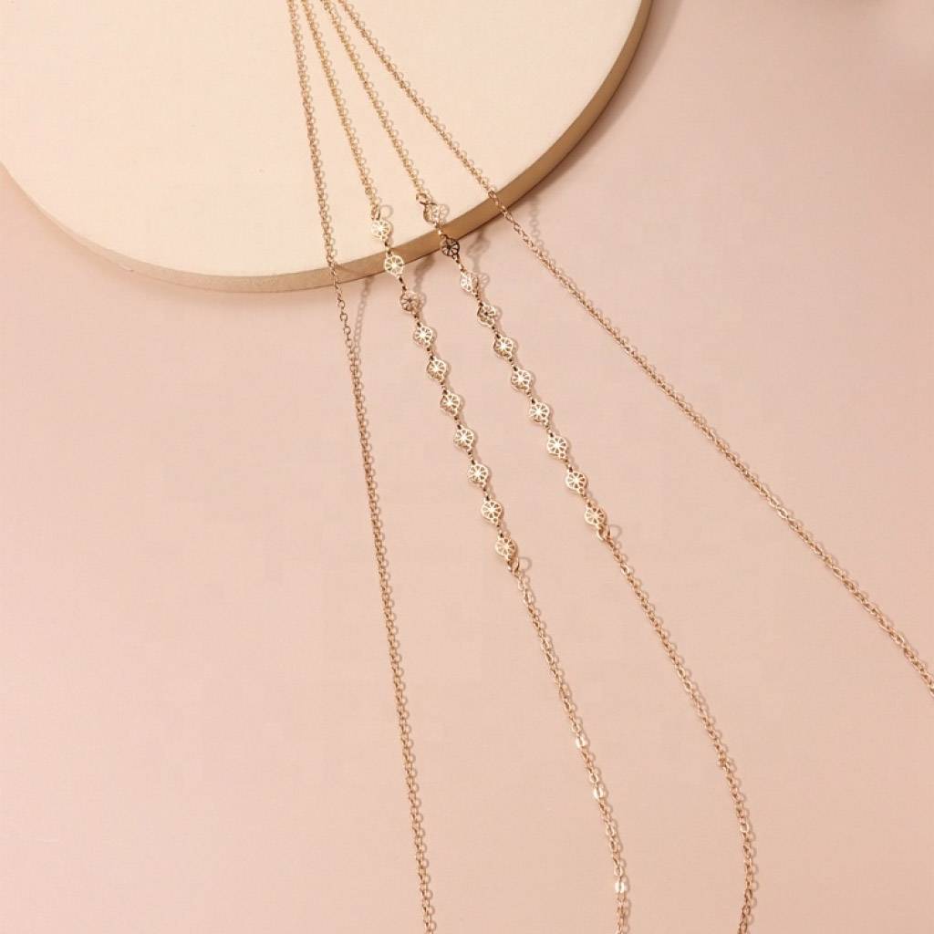 <h1>Beaded Body Chain Fashion</h1> Beaded Body Chain Fashion