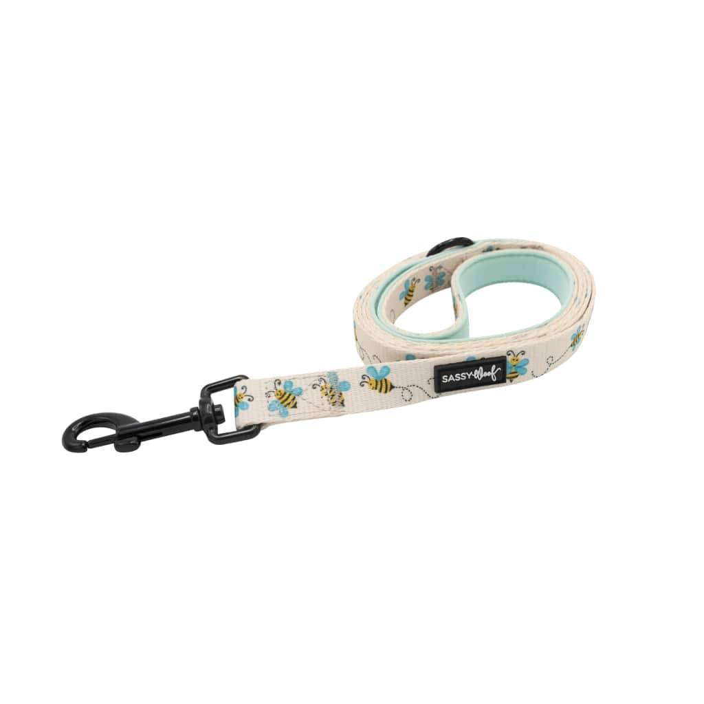 <h1>Bee Sassy’ Dog Fabric Leash Pets</h1> Bee Sassy' Dog Fabric Leash Pets